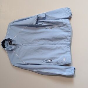 Adidas Golf Wind Jacket Light Blue Size M